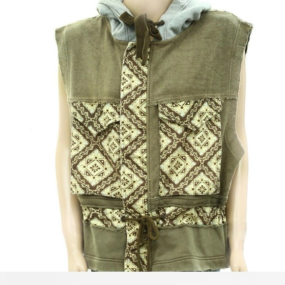 Free People We The Free Hooded Vest Jacket - Picture 4 of 14